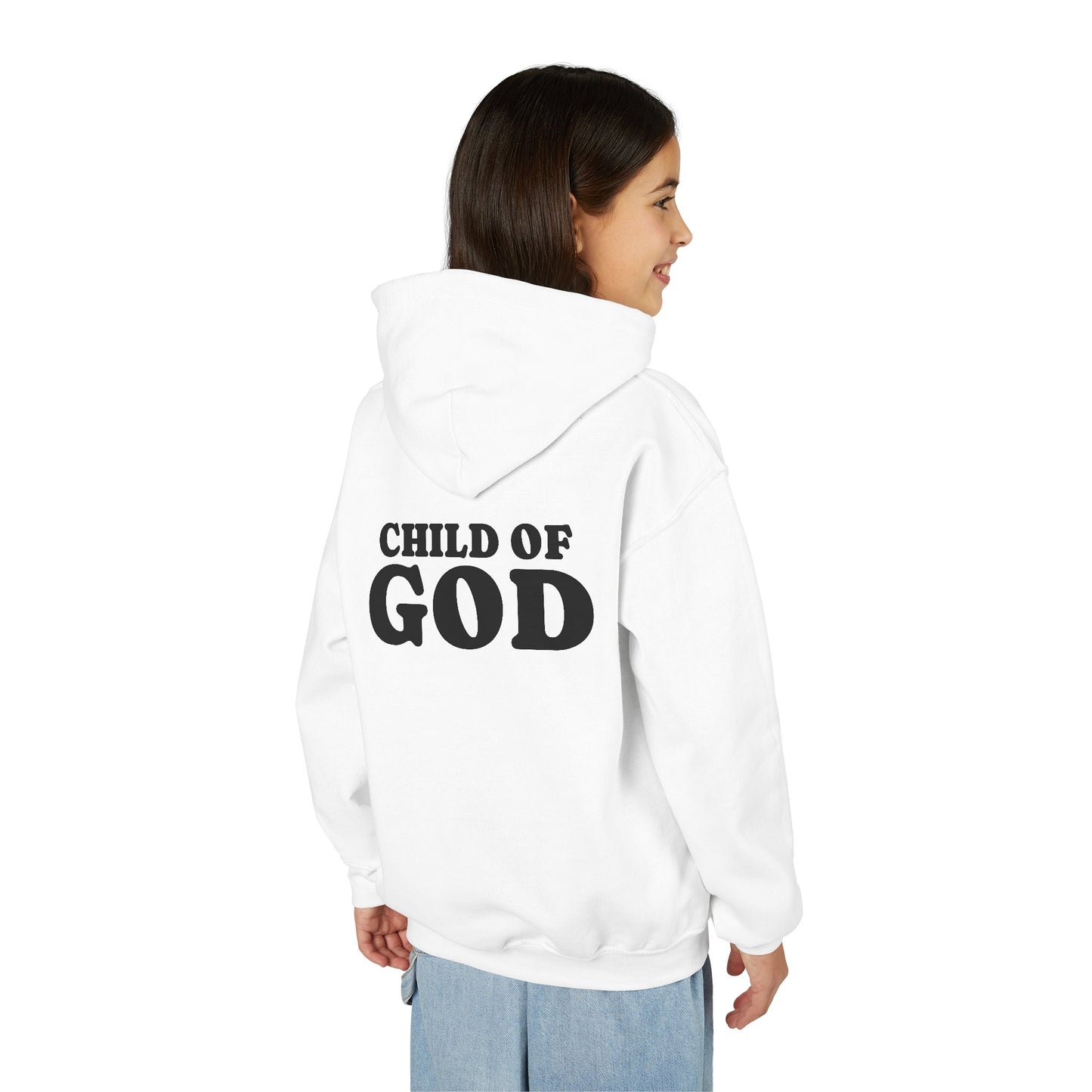 Child of God Youth Hoodie — Built By Prayer Christian Sweatshirt