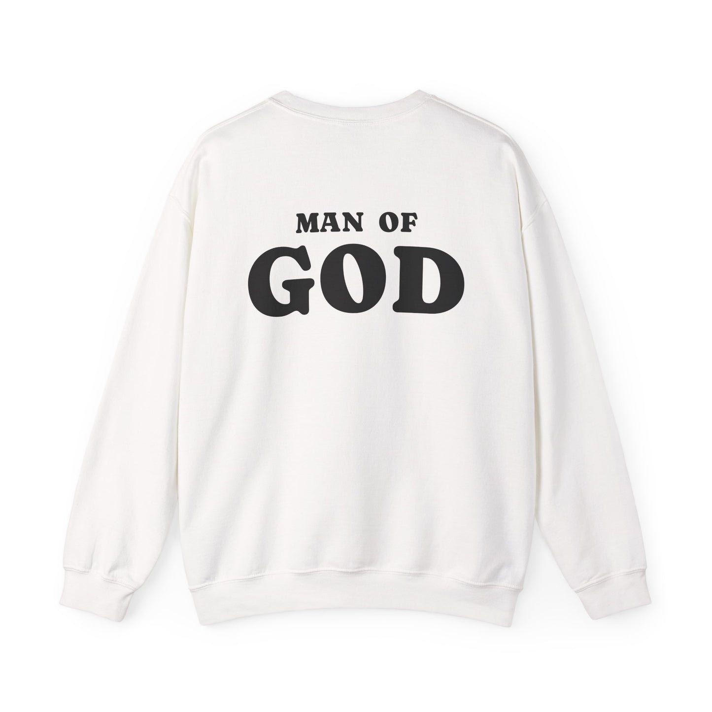 Built by Prayer Crewneck Sweatshirt — "Man of God" Christian Pullover