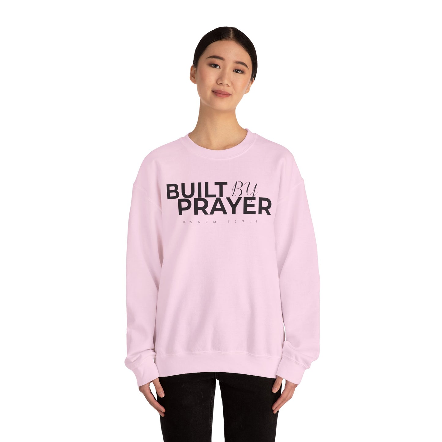 Woman in Christ Sweatshirt — Follow Jesus Crewneck