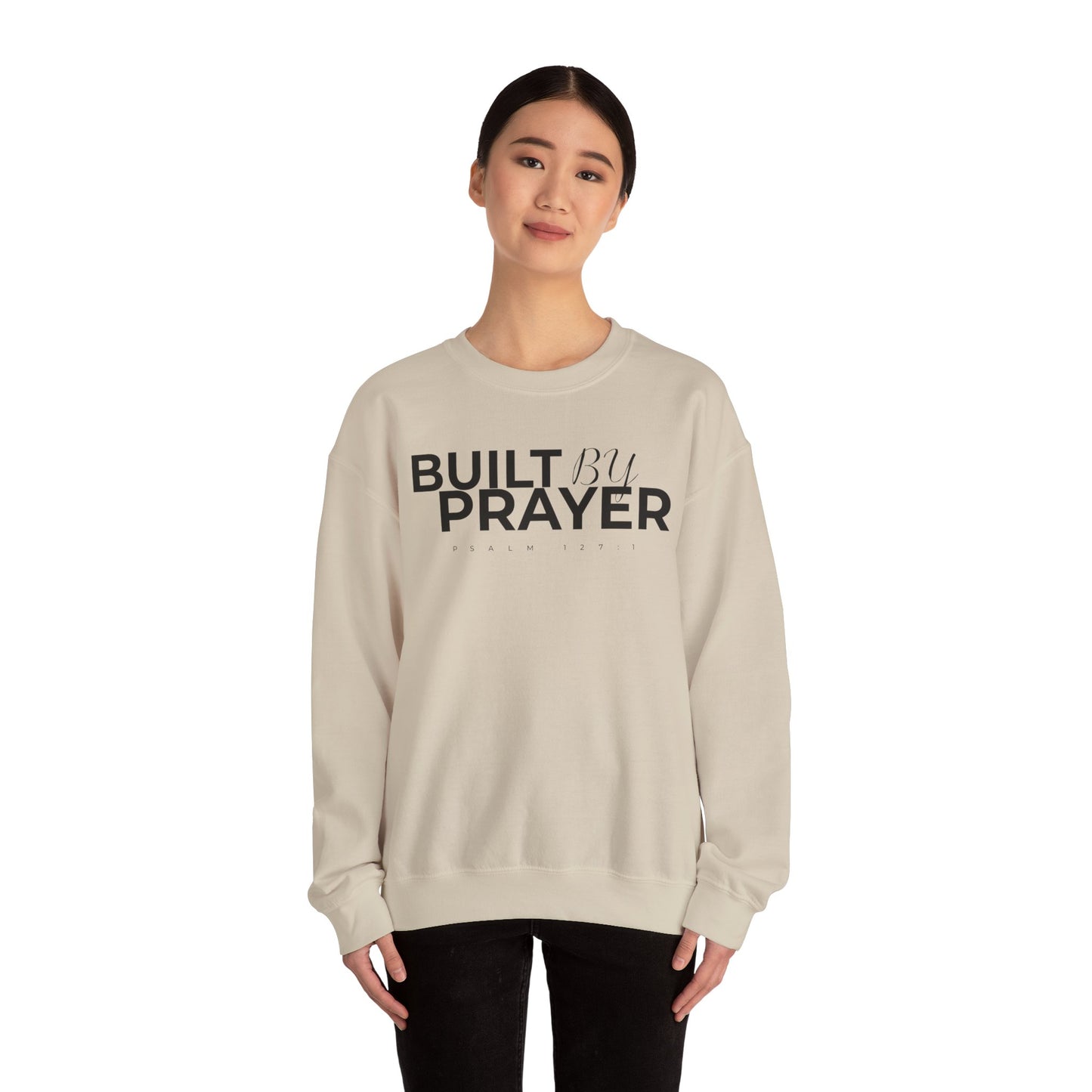 Woman in Christ Sweatshirt — Follow Jesus Crewneck
