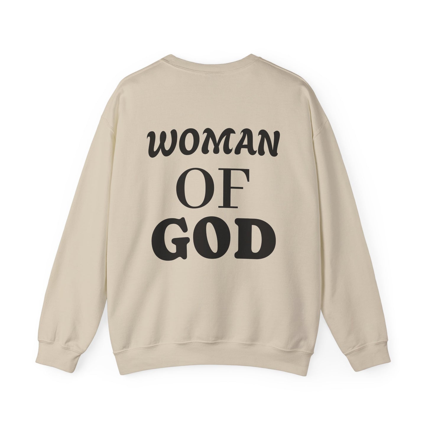 Woman in Christ Sweatshirt — Follow Jesus Crewneck